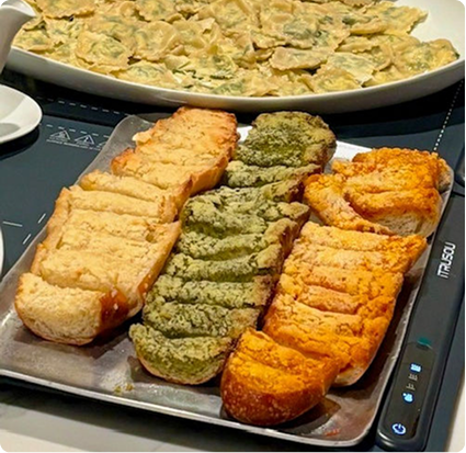 Fresh baked artisan bread