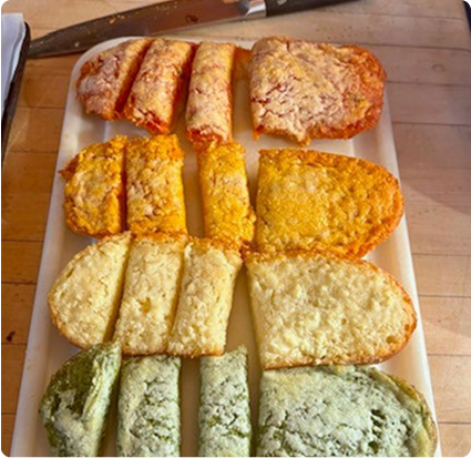 Specialty bread selection